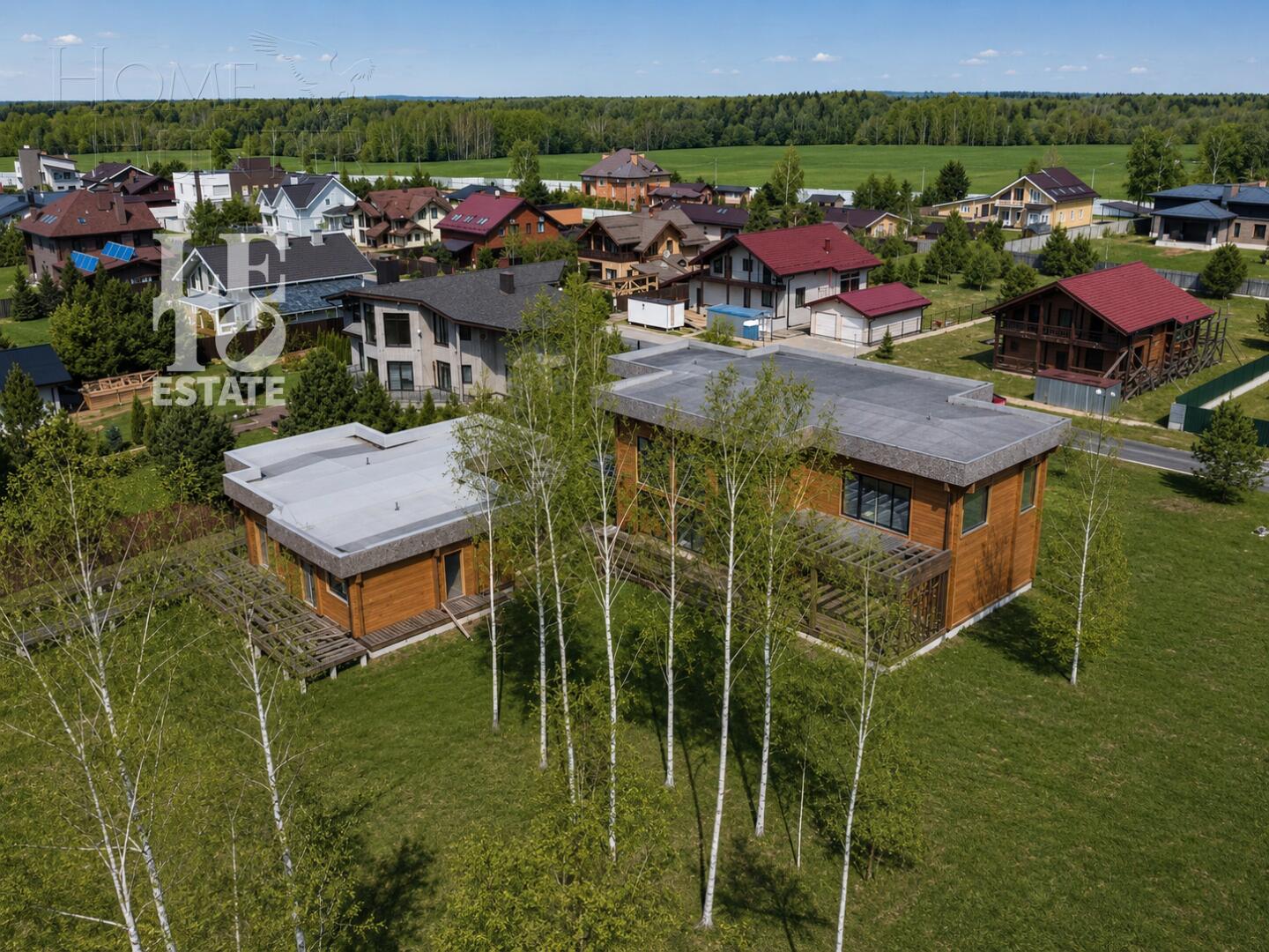 2-этажный коттедж 870 м² без отделки