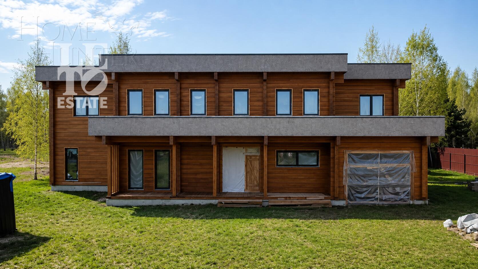 2-этажный коттедж 870 м² без отделки