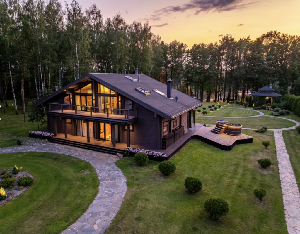 2-этажный коттедж 391 м² с отделкой