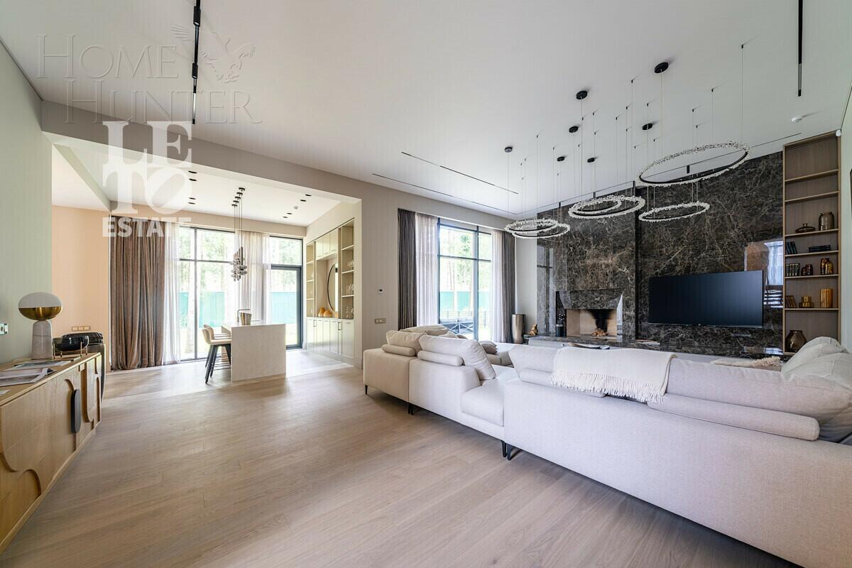 2-этажный коттедж 380 м² с отделкой
