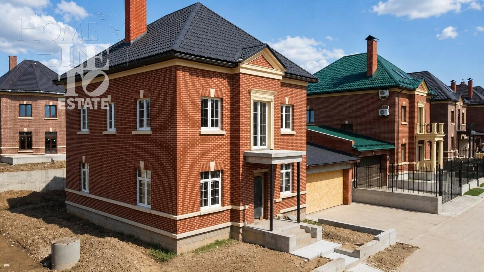 3-этажный коттедж 372 м² без отделки