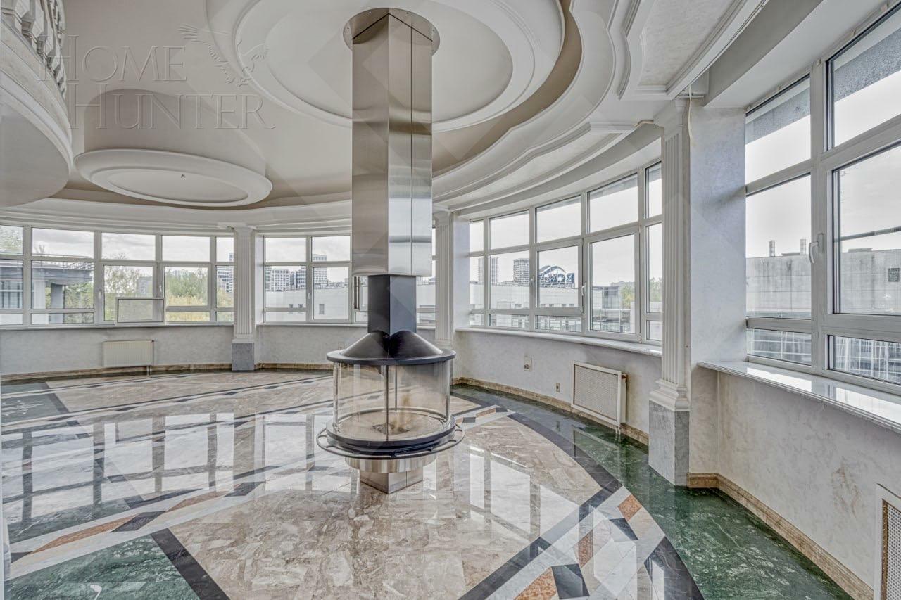 2-УРОВНЕВАЯ КВАРТИРА БЕЗ ОТДЕЛКИ 375.5 М² НА 4 ЭТАЖЕ