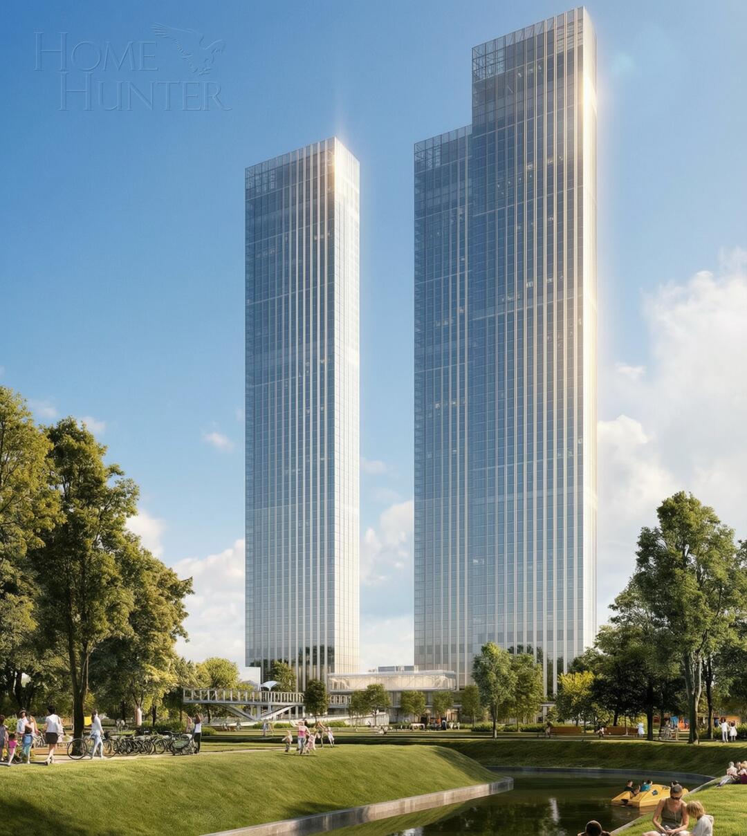 2-КОМН. КВАРТИРА С ОТДЕЛКОЙ 74.1 М² НА 42 ЭТАЖЕ