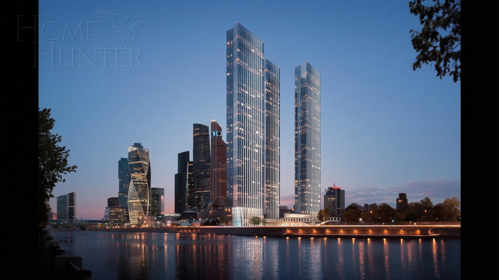 2-КОМН. КВАРТИРА С ОТДЕЛКОЙ 74.1 М² НА 42 ЭТАЖЕ