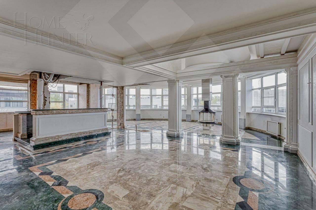 2-УРОВНЕВАЯ КВАРТИРА БЕЗ ОТДЕЛКИ 375.5 М² НА 4 ЭТАЖЕ