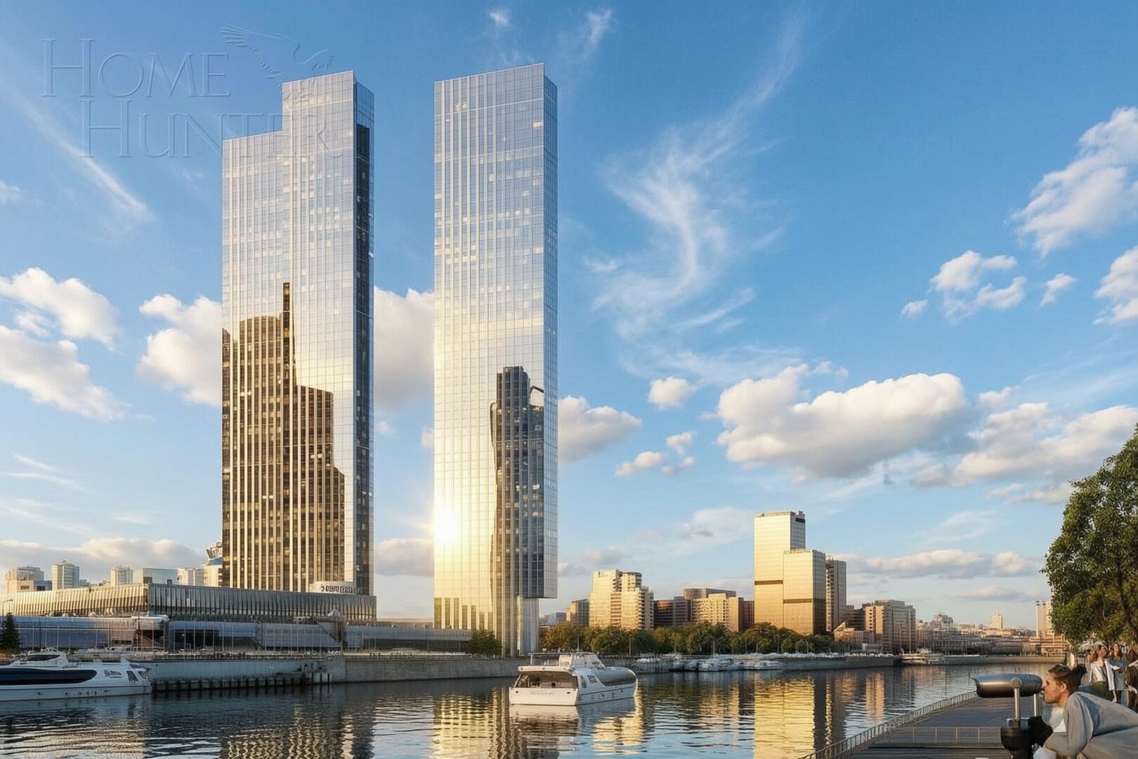 2-КОМН. КВАРТИРА С ОТДЕЛКОЙ 74.1 М² НА 42 ЭТАЖЕ