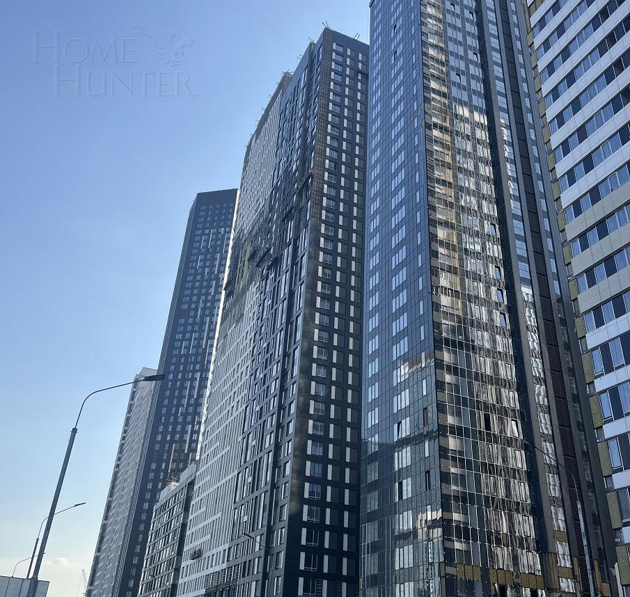 1-КОМН. КВАРТИРА БЕЗ ОТДЕЛКИ 30.3 М² НА 46 ЭТАЖЕ