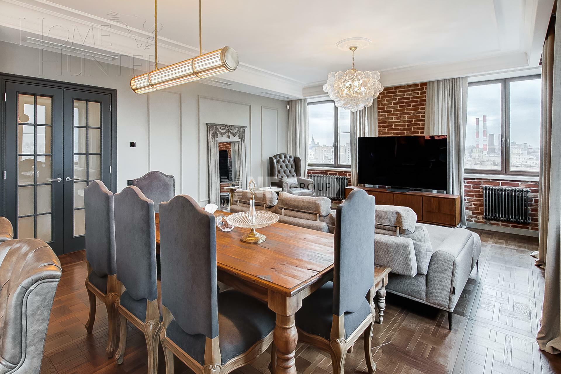 3-КОМН. КВАРТИРА С ОТДЕЛКОЙ 119.5 М² НА 13 ЭТАЖЕ