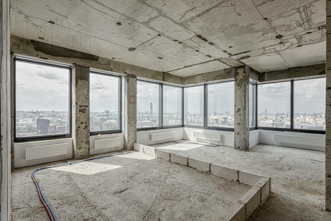 3-КОМН. КВАРТИРА БЕЗ ОТДЕЛКИ 84 М² НА 45 ЭТАЖЕ