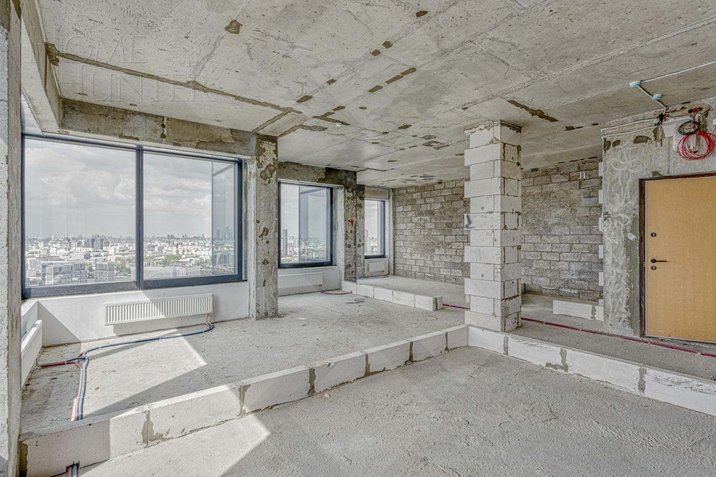 3-КОМН. КВАРТИРА БЕЗ ОТДЕЛКИ 84 М² НА 45 ЭТАЖЕ
