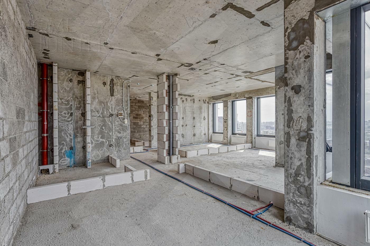 3-КОМН. КВАРТИРА БЕЗ ОТДЕЛКИ 84 М² НА 45 ЭТАЖЕ
