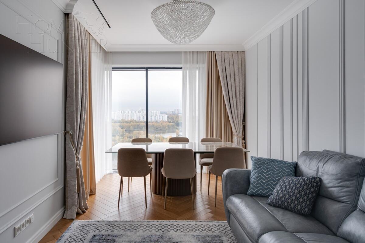 4-КОМН. КВАРТИРА С ОТДЕЛКОЙ 111.6 М² НА 17 ЭТАЖЕ