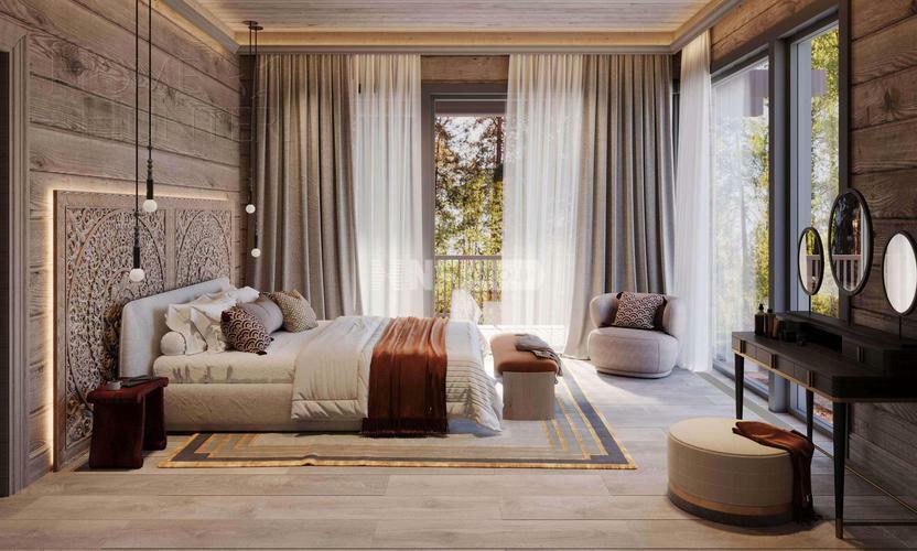 2-этажный коттедж 562.5 м² с отделкой