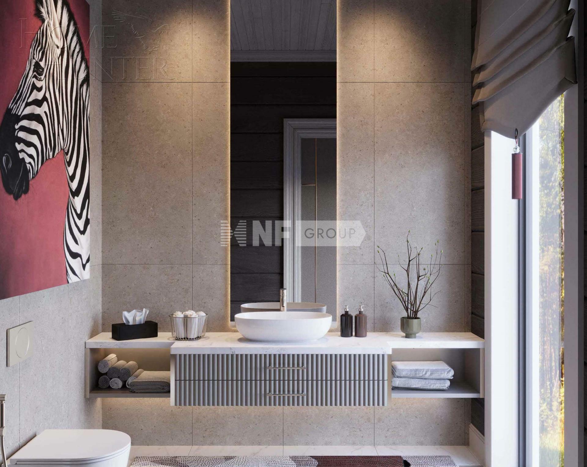 2-этажный коттедж 562.5 м² с отделкой