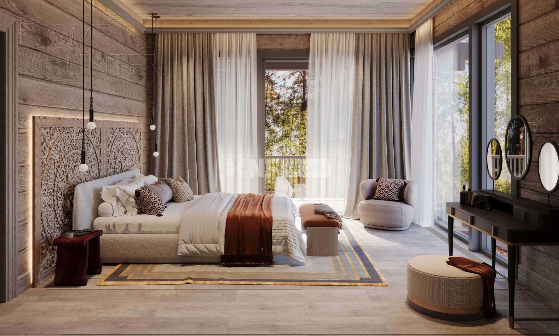 2-этажный коттедж 562.5 м² с отделкой