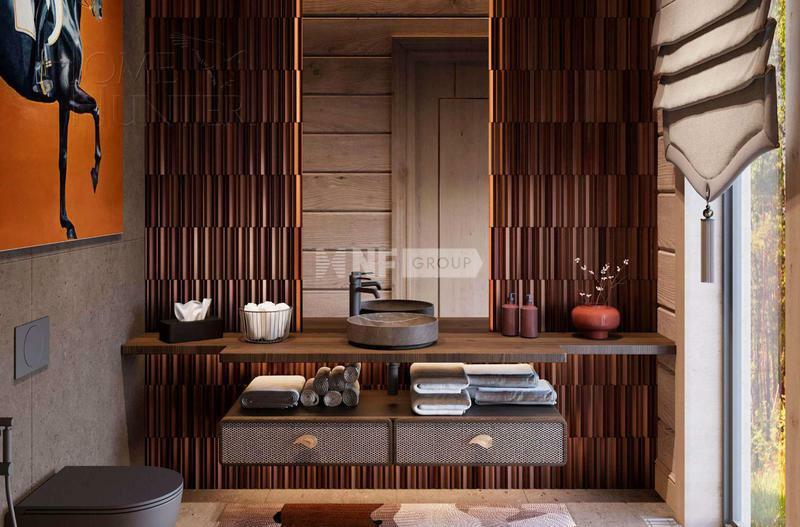 2-этажный коттедж 562.5 м² с отделкой