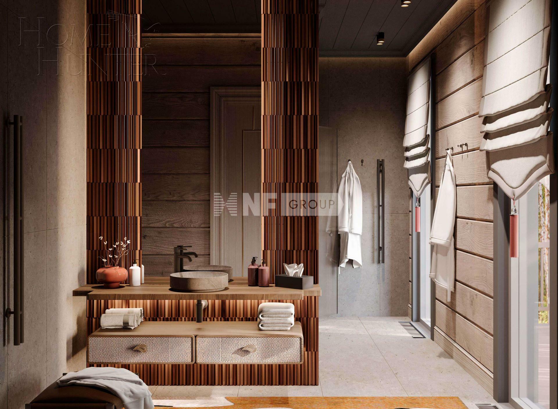 2-этажный коттедж 562.5 м² с отделкой