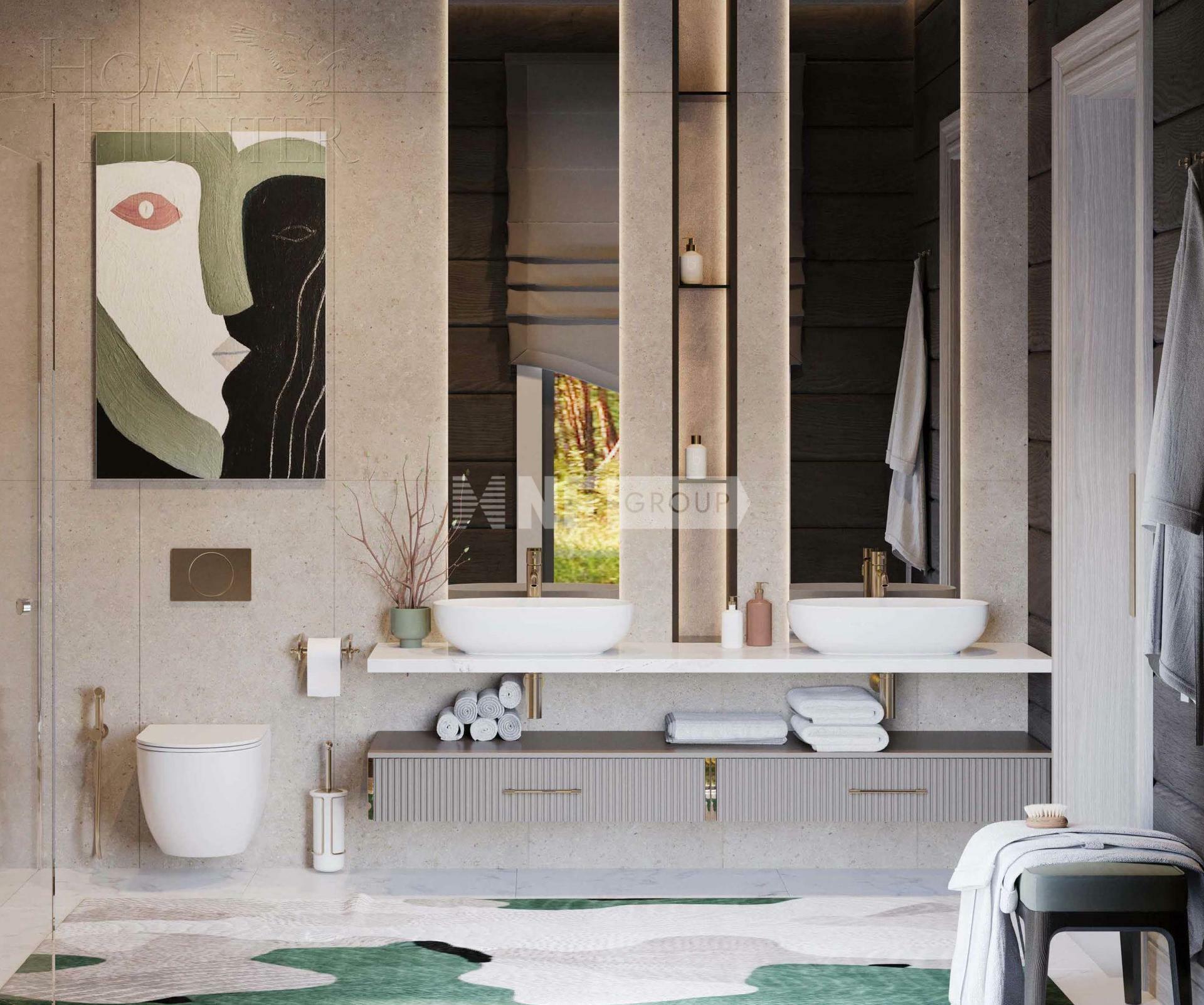 2-этажный коттедж 562.5 м² с отделкой