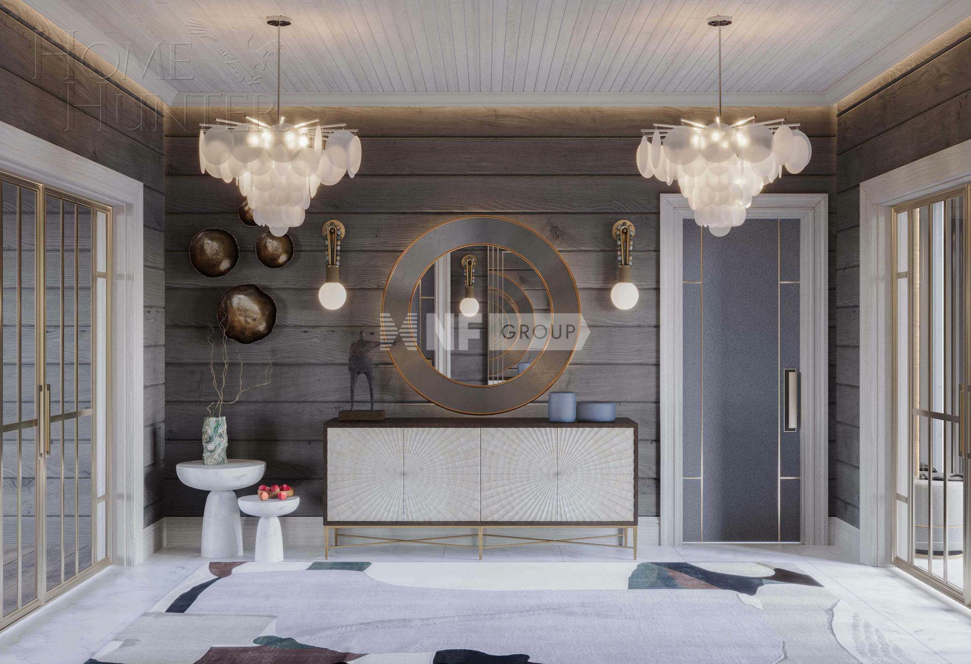 2-этажный коттедж 562.5 м² с отделкой