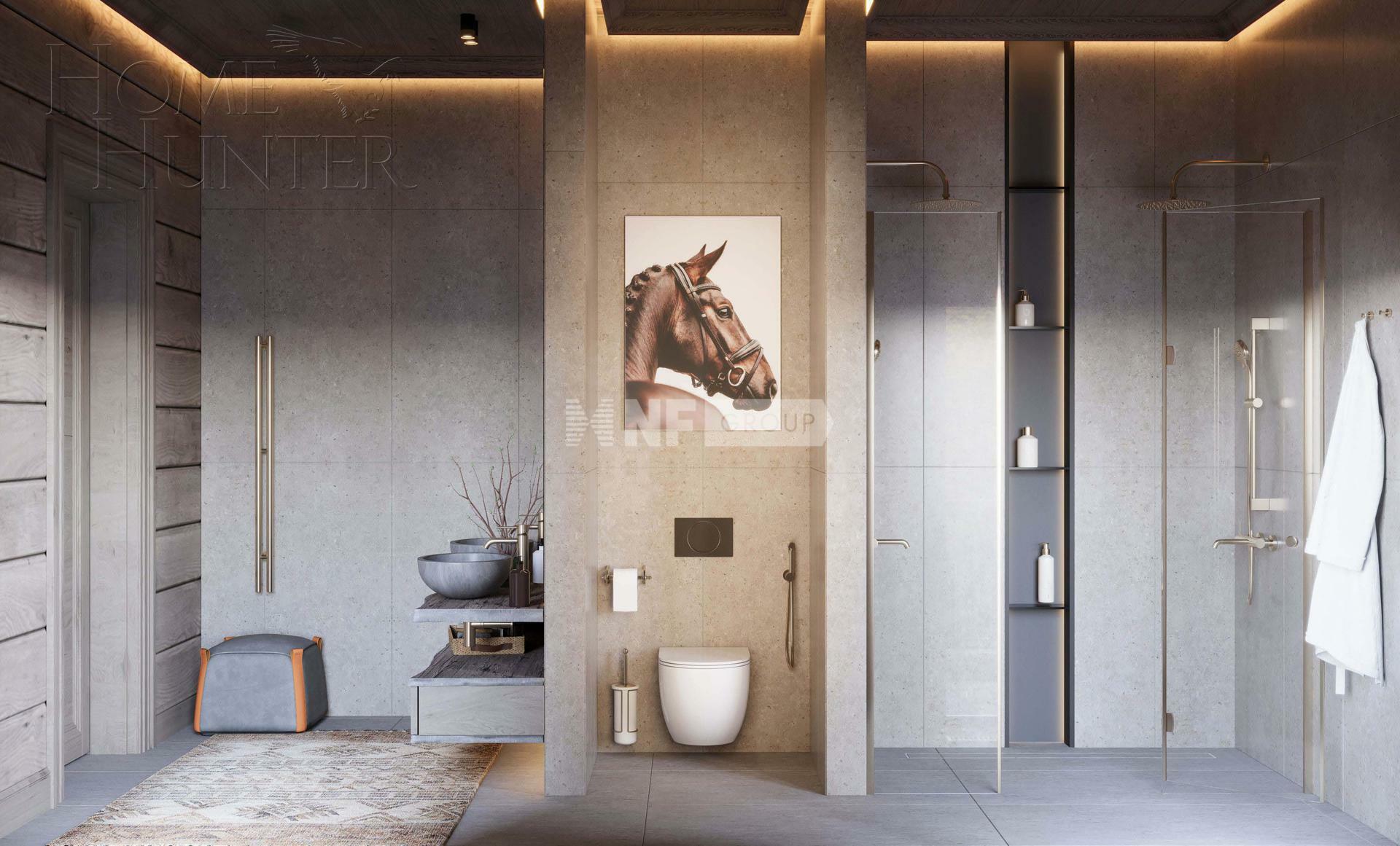 2-этажный коттедж 562.5 м² с отделкой
