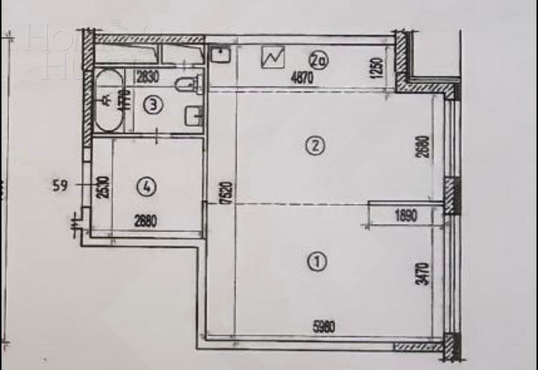 2-КОМН. КВАРТИРА БЕЗ ОТДЕЛКИ 56 М² НА 8 ЭТАЖЕ