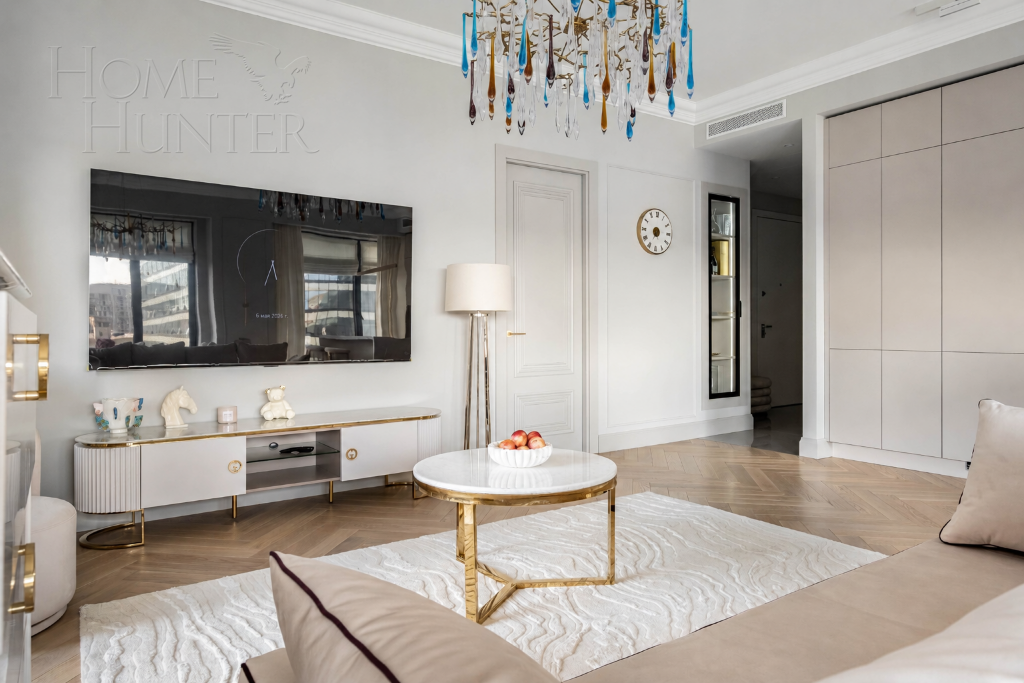 4-КОМН. КВАРТИРА С ОТДЕЛКОЙ 133.4 М² НА 5 ЭТАЖЕ