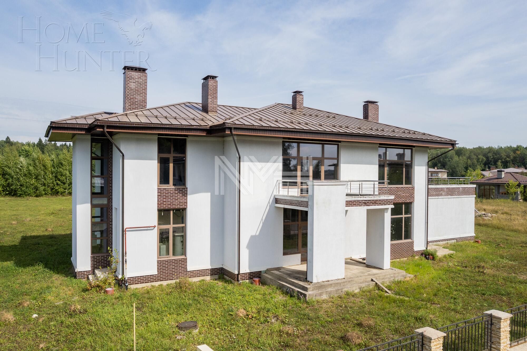 2-этажный коттедж 550 м² без отделки