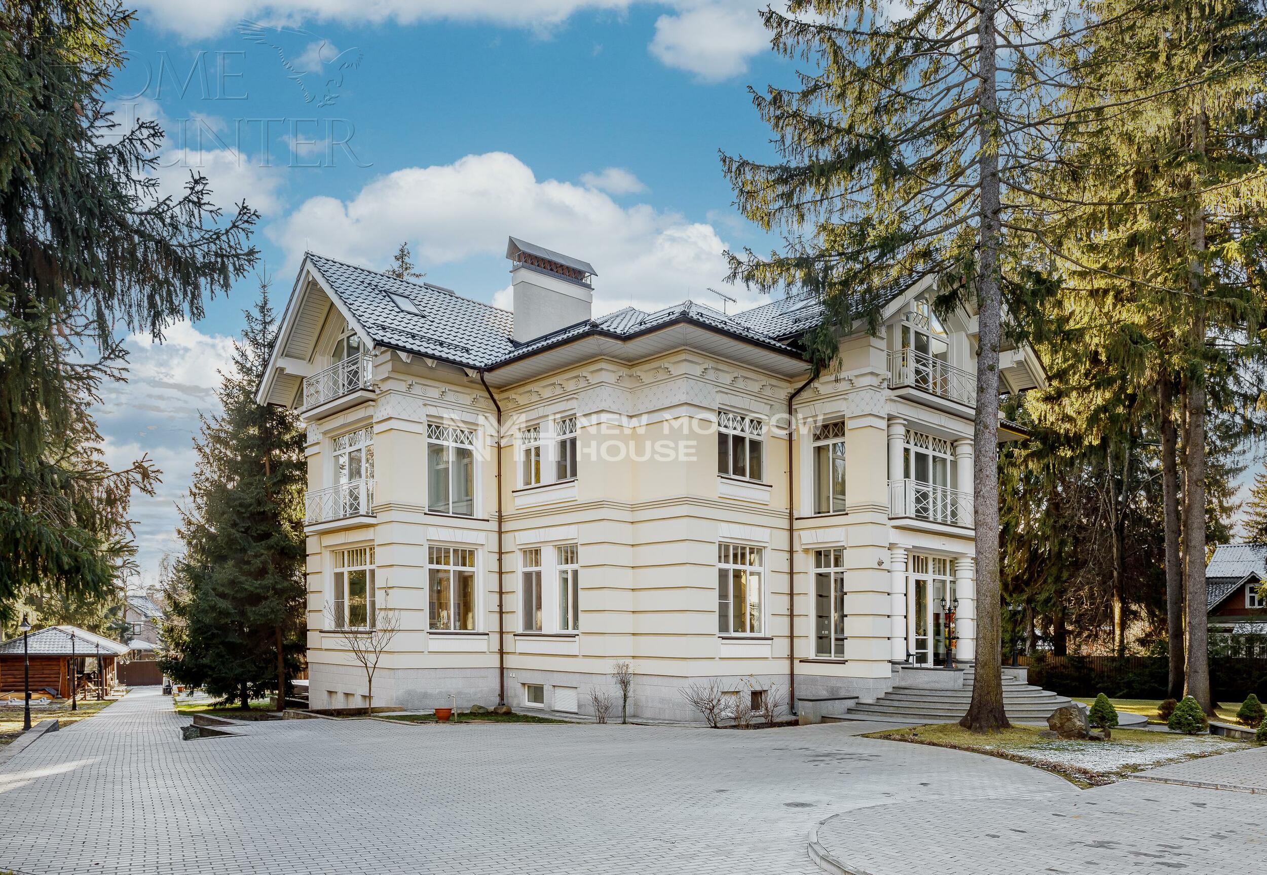 3-этажный коттедж 1 172 м² с отделкой