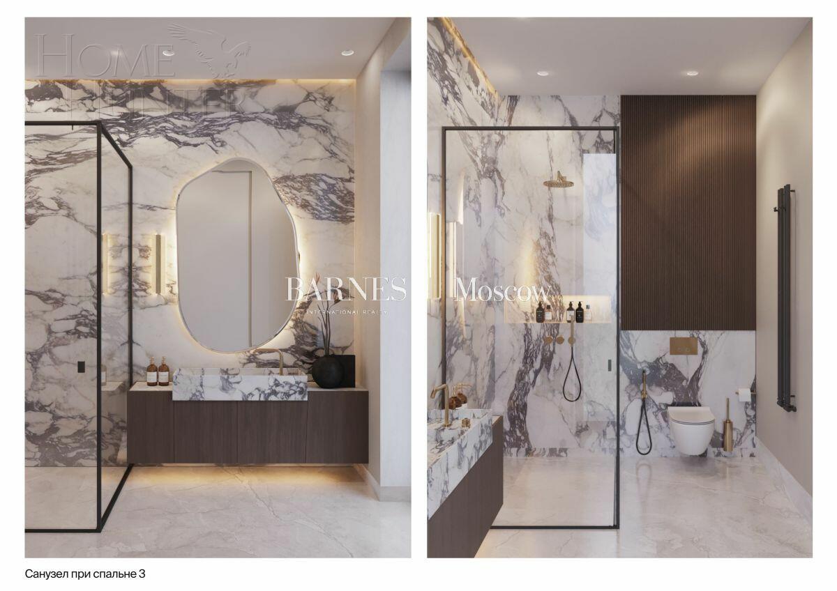 2-этажный коттедж 1 250 м² без отделки