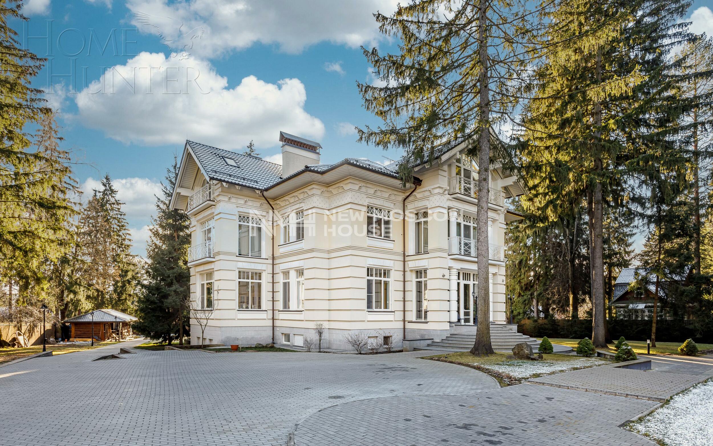 3-этажный коттедж 1 172 м² с отделкой
