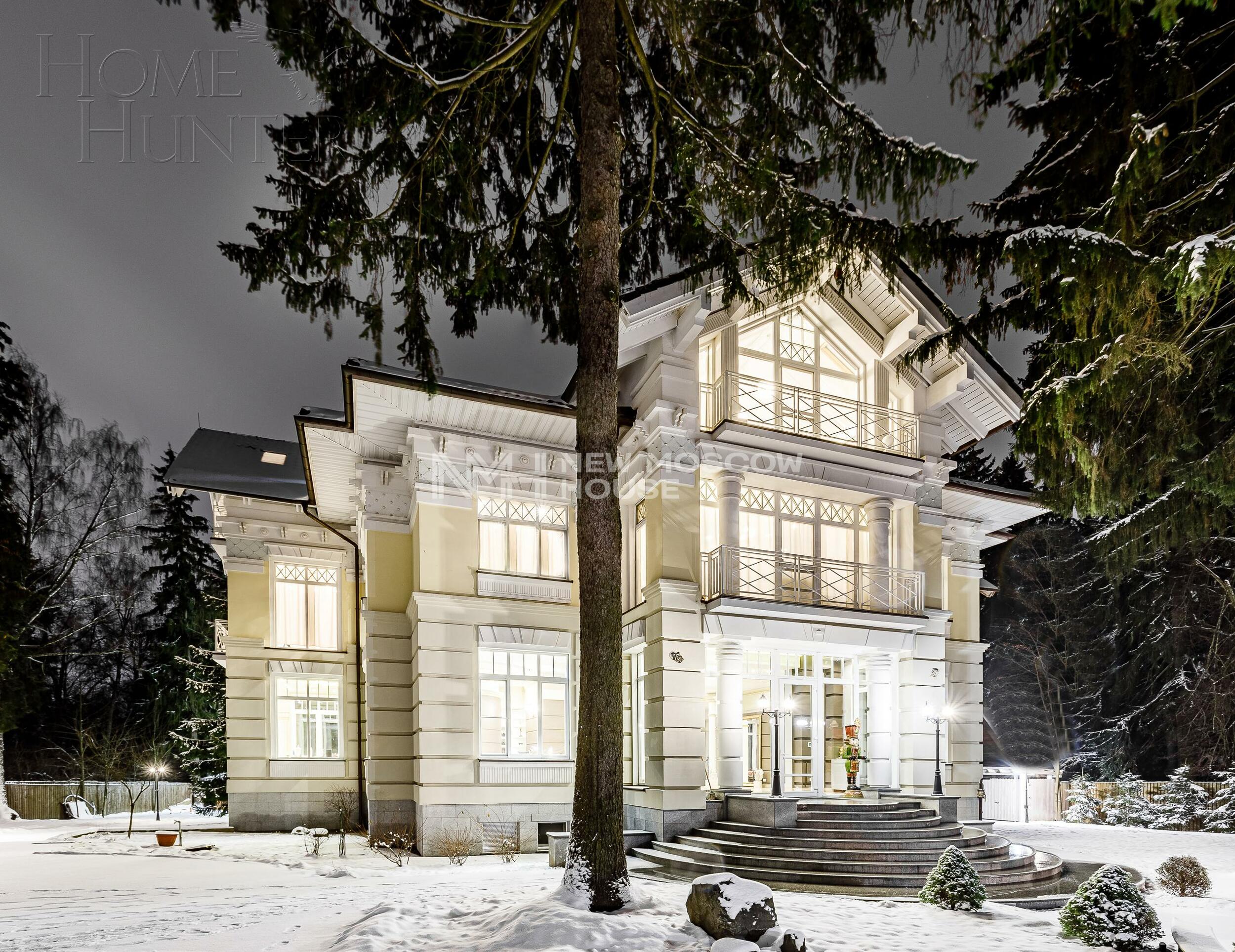 3-этажный коттедж 1 172 м² с отделкой