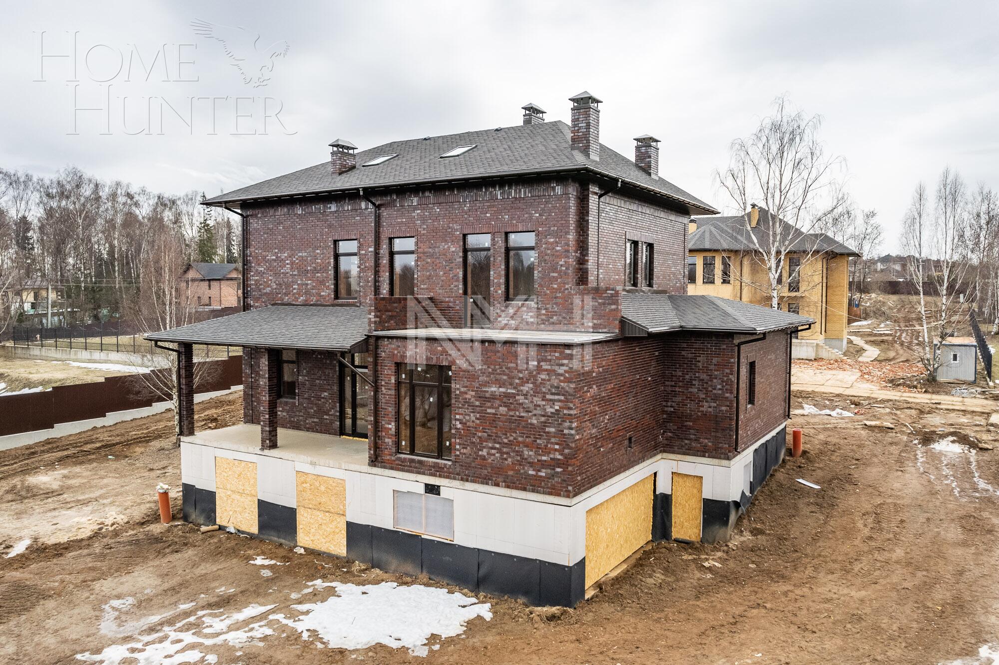 2-этажный коттедж 495 м² без отделки