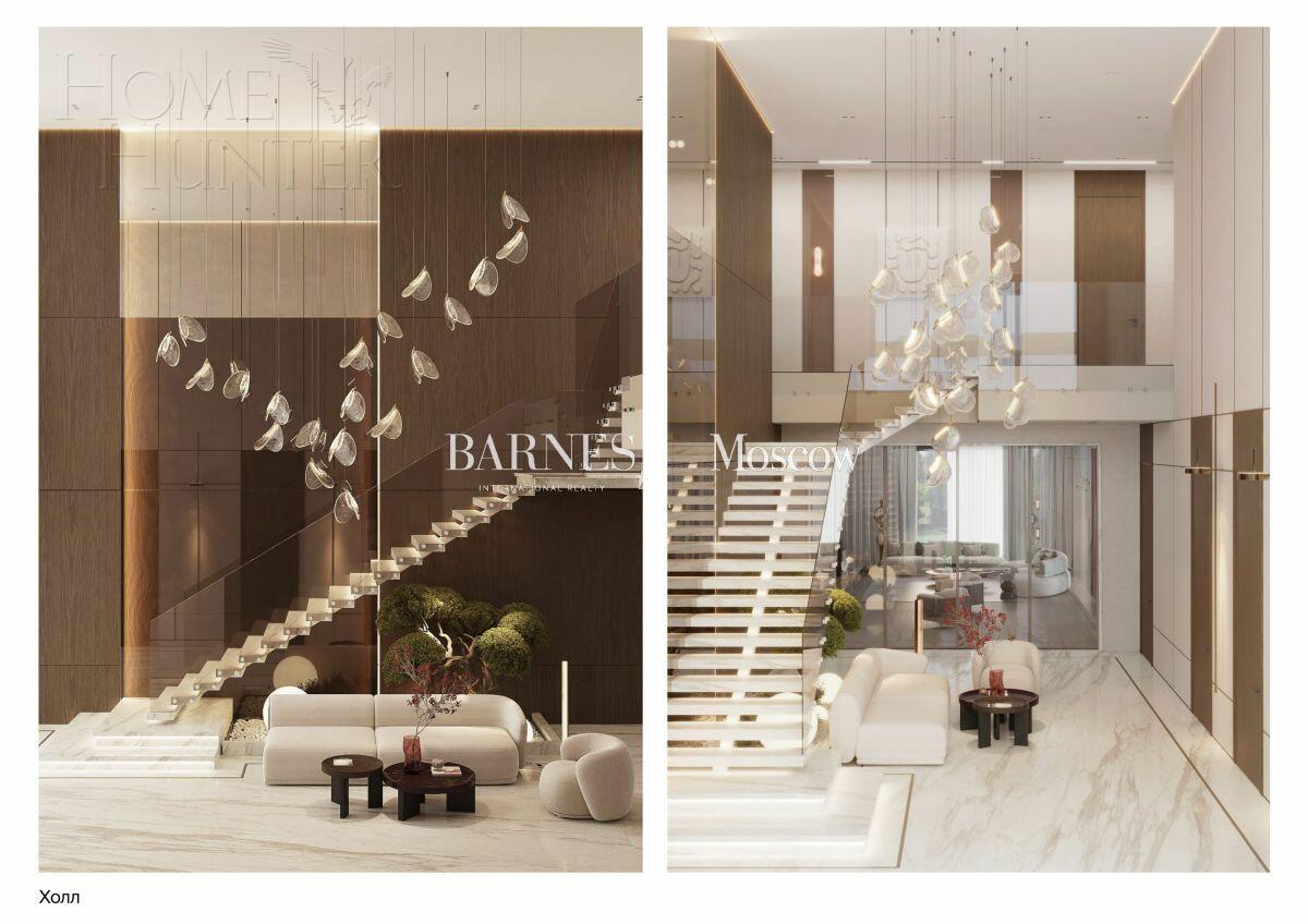 2-этажный коттедж 1 250 м² без отделки