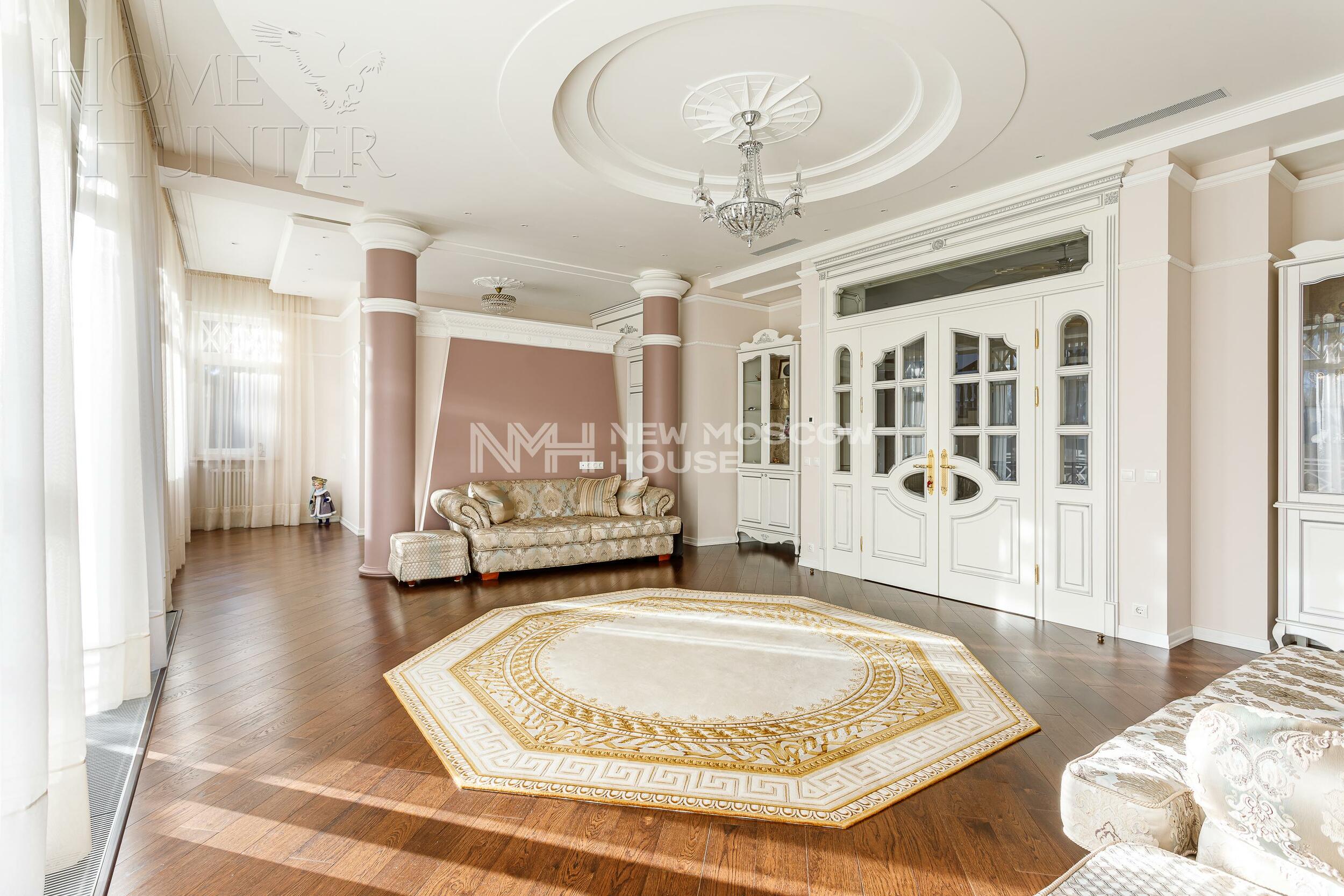 3-этажный коттедж 1 172 м² с отделкой