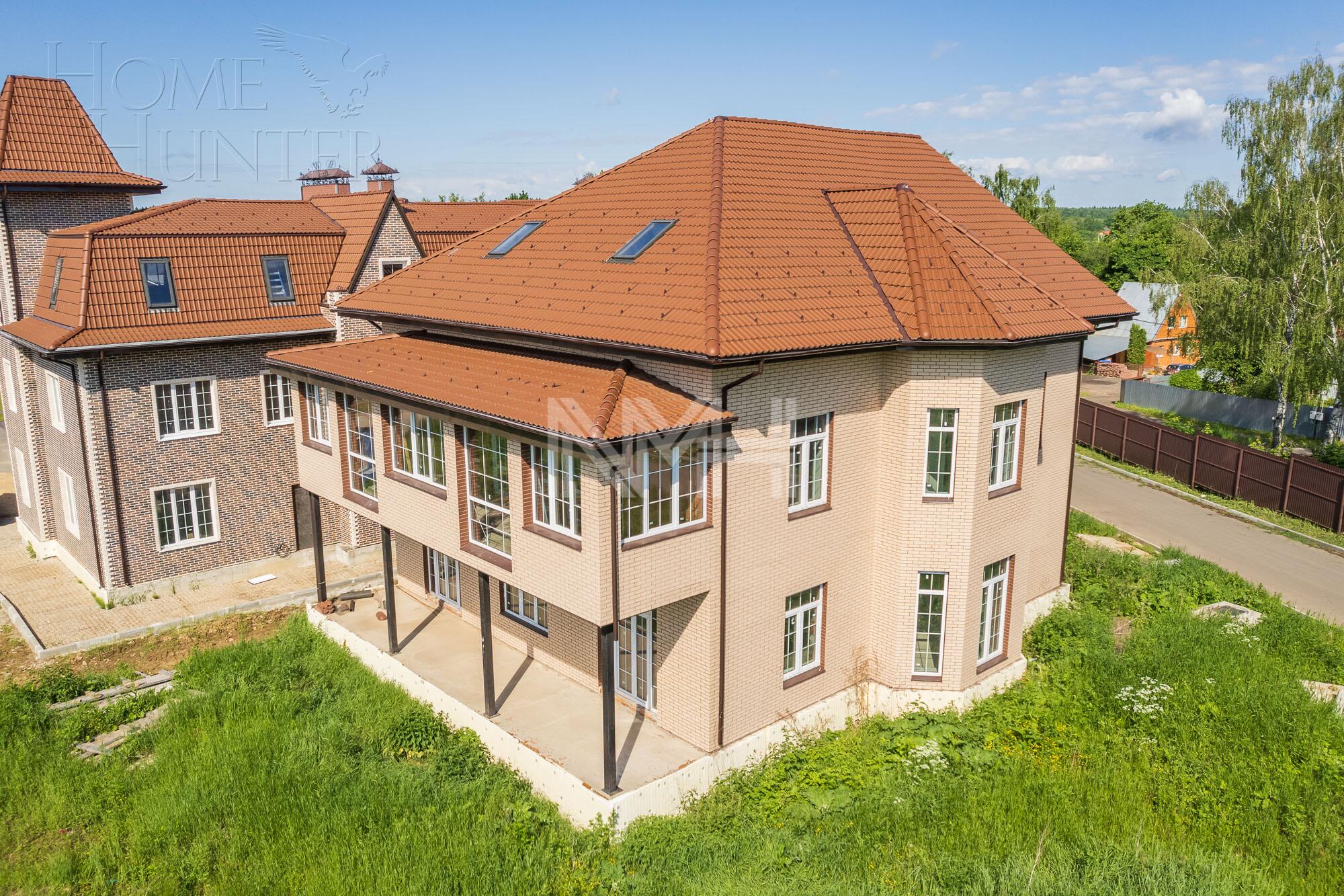 2-этажный коттедж 500 м² без отделки