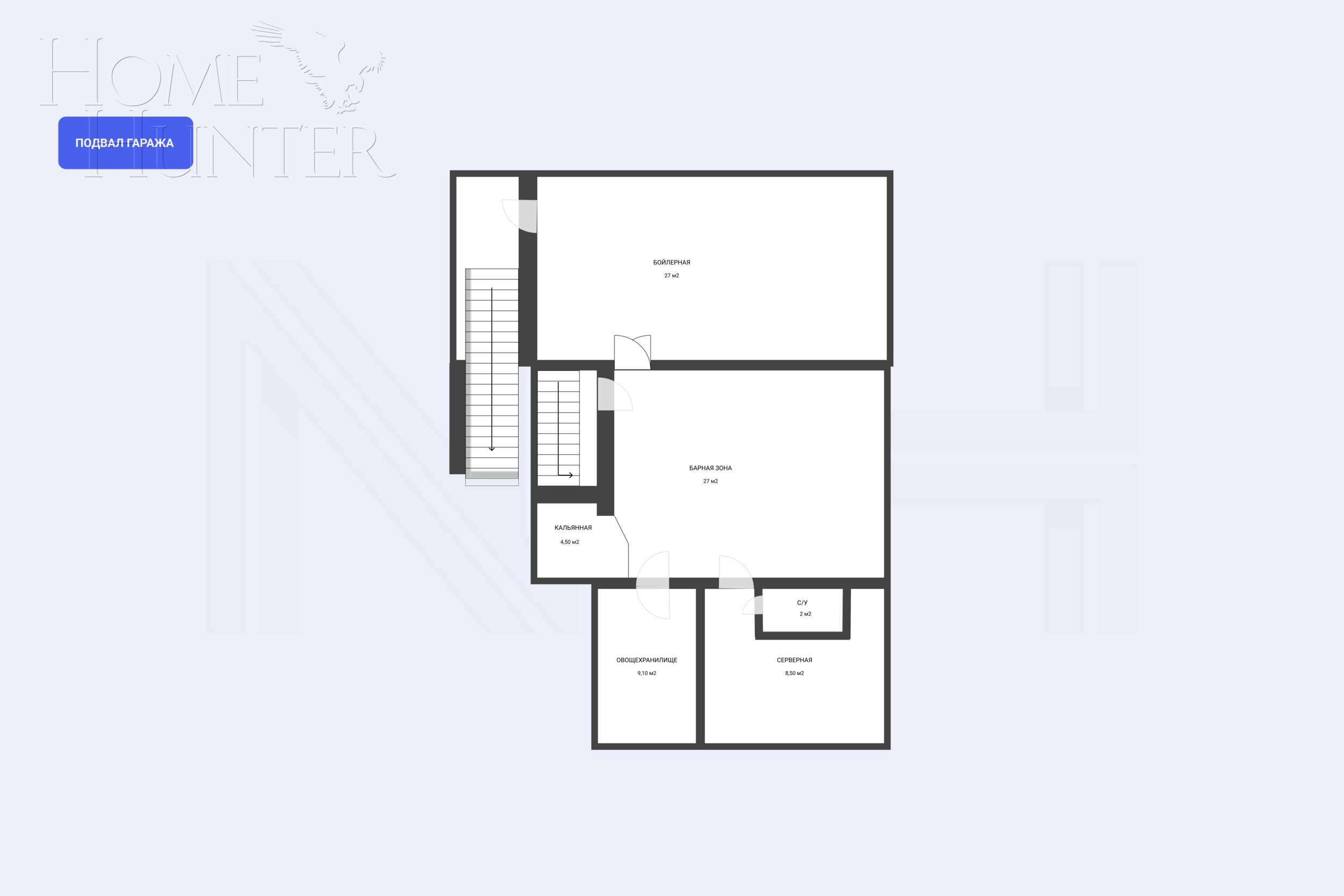 3-этажный коттедж 962 м² с отделкой