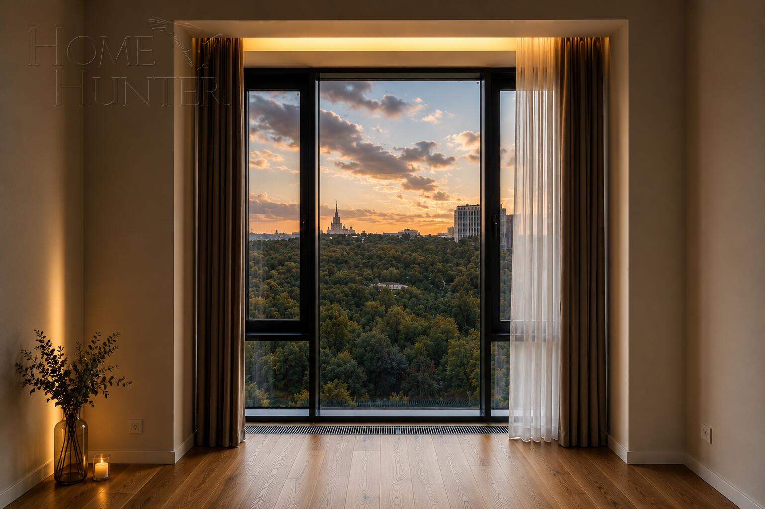 2-КОМН. КВАРТИРА С ОТДЕЛКОЙ 56.7 М² НА 8 ЭТАЖЕ