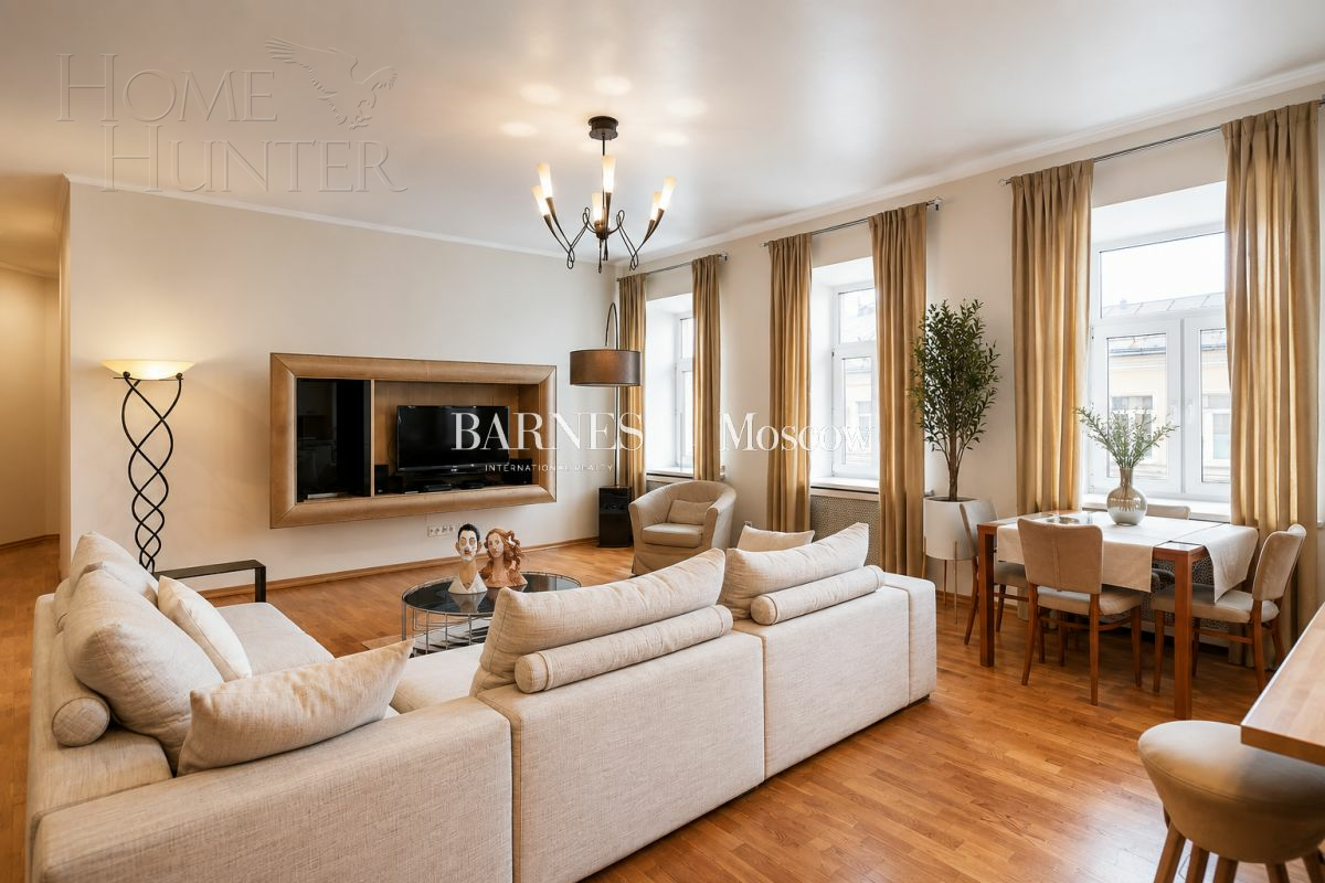 3-КОМН. КВАРТИРА С ОТДЕЛКОЙ 124 М² НА 3 ЭТАЖЕ