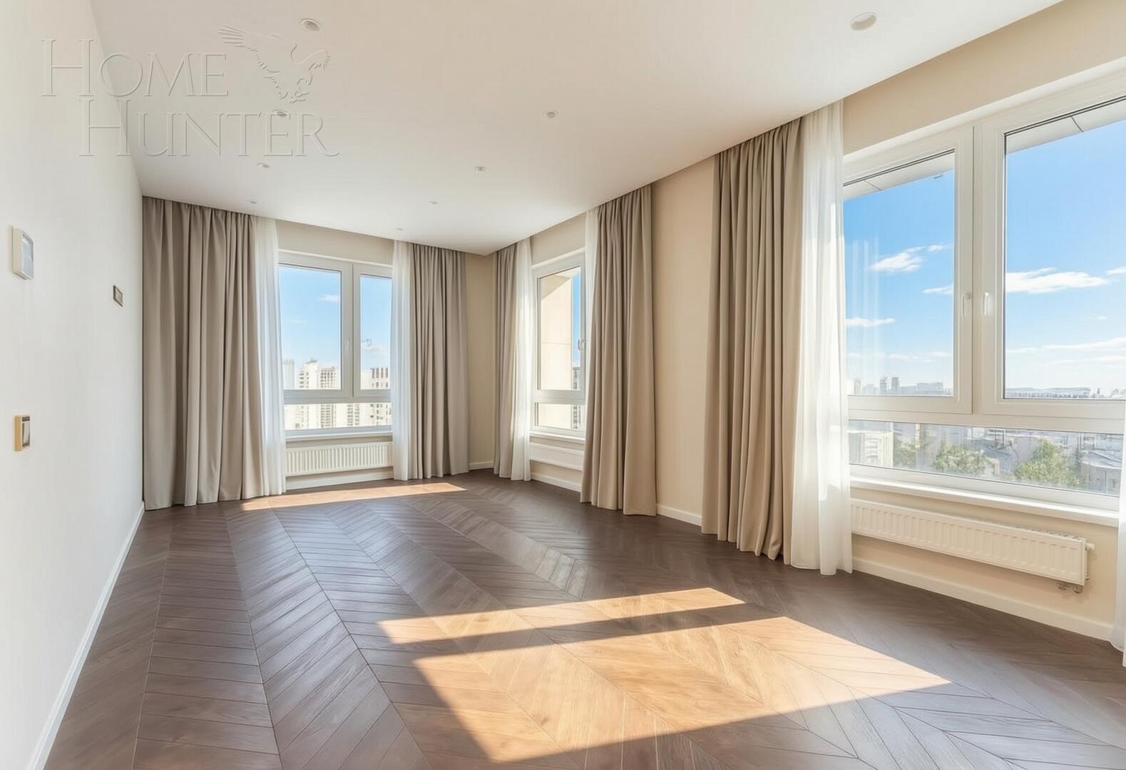3-КОМН. КВАРТИРА С ОТДЕЛКОЙ 100 М² НА 15 ЭТАЖЕ