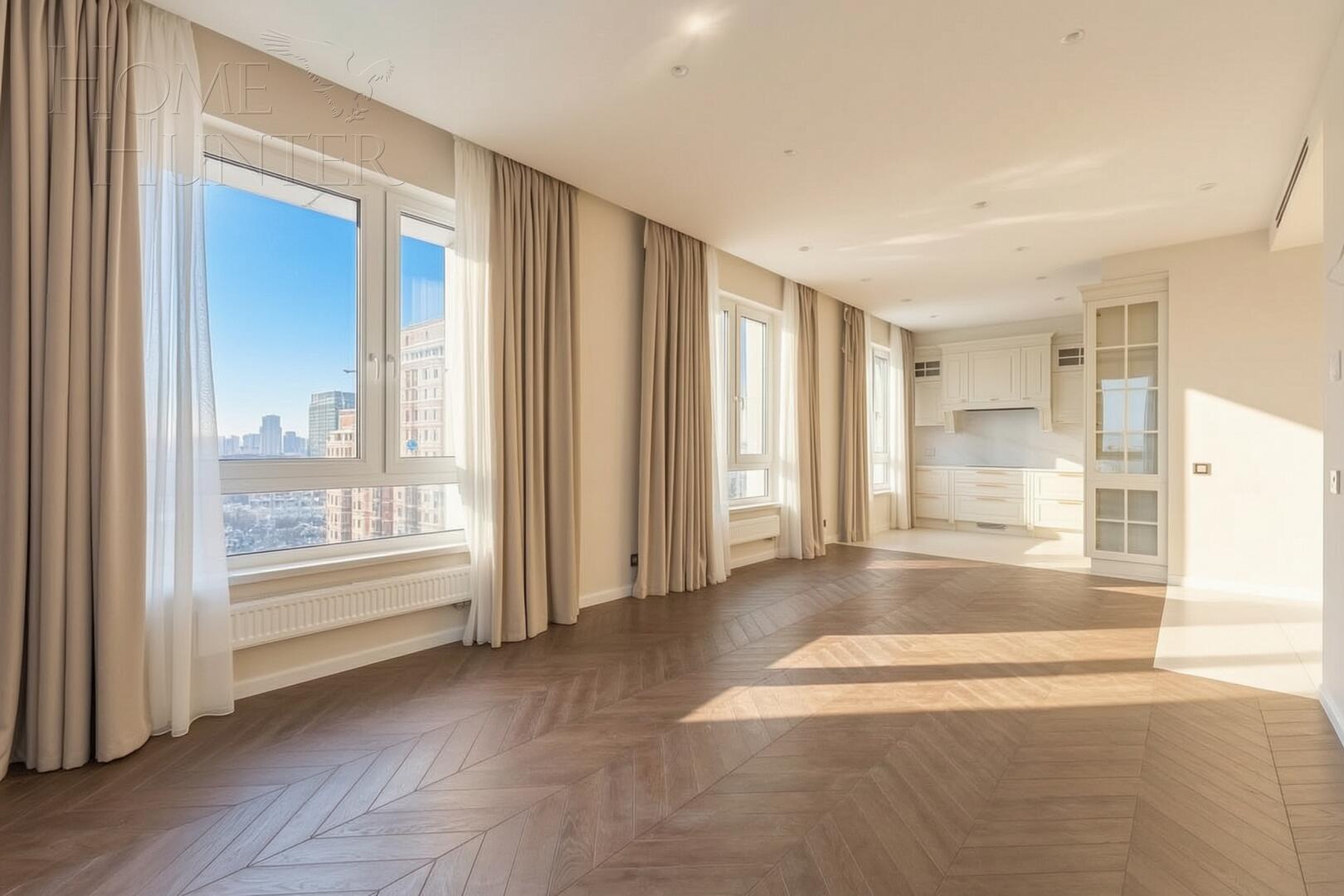 3-КОМН. КВАРТИРА С ОТДЕЛКОЙ 100 М² НА 15 ЭТАЖЕ