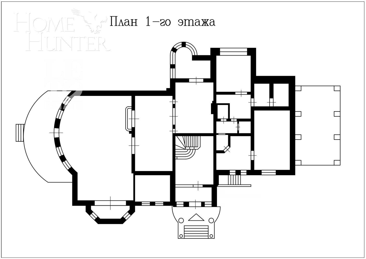 2-этажный коттедж 730 м² с отделкой