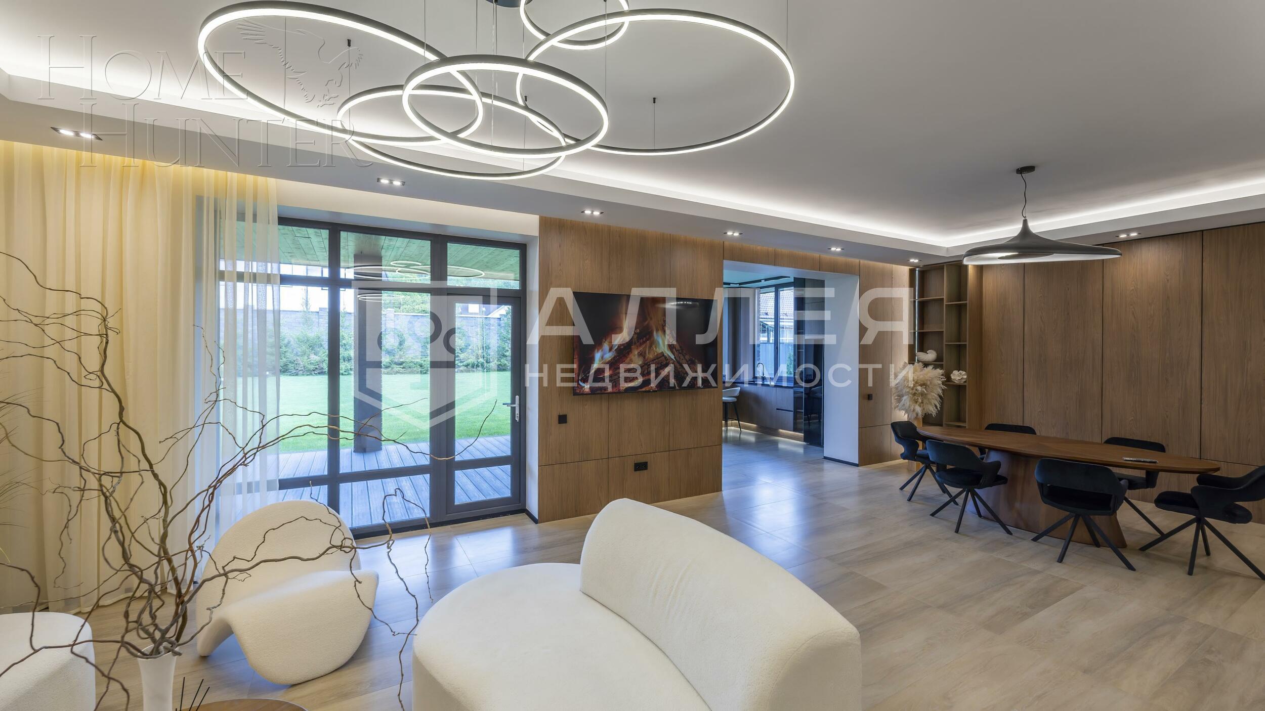 2-этажный коттедж 340 м² с отделкой