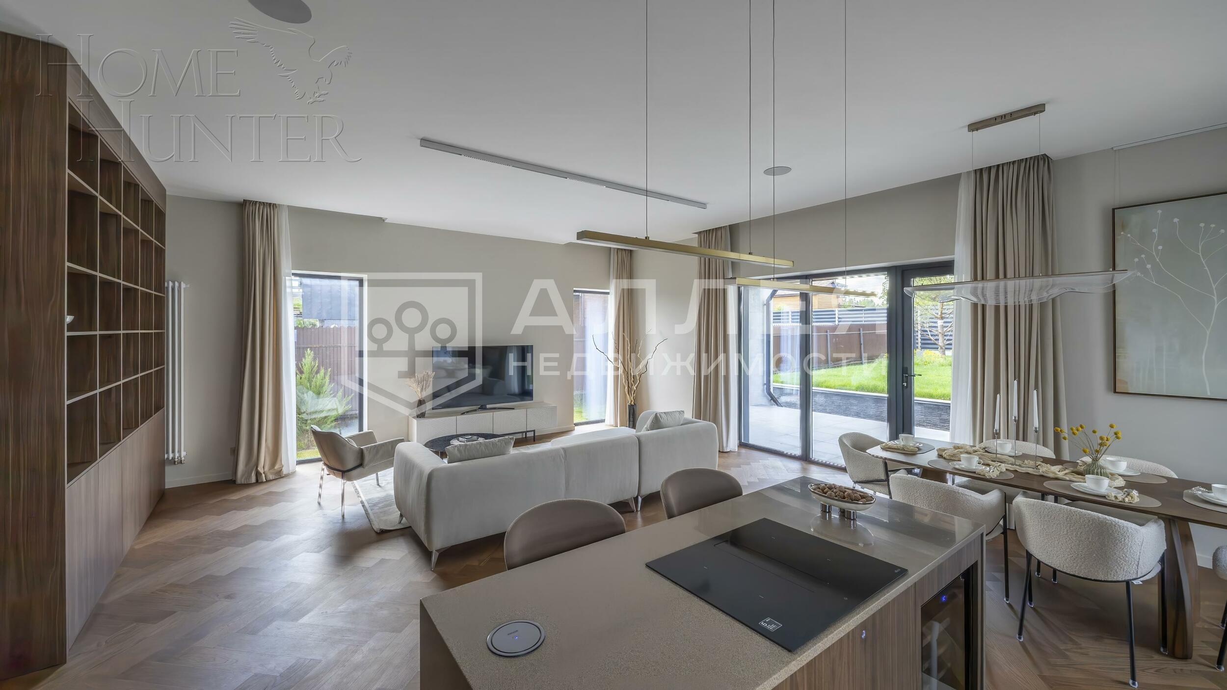 2-этажный коттедж 260 м² с отделкой