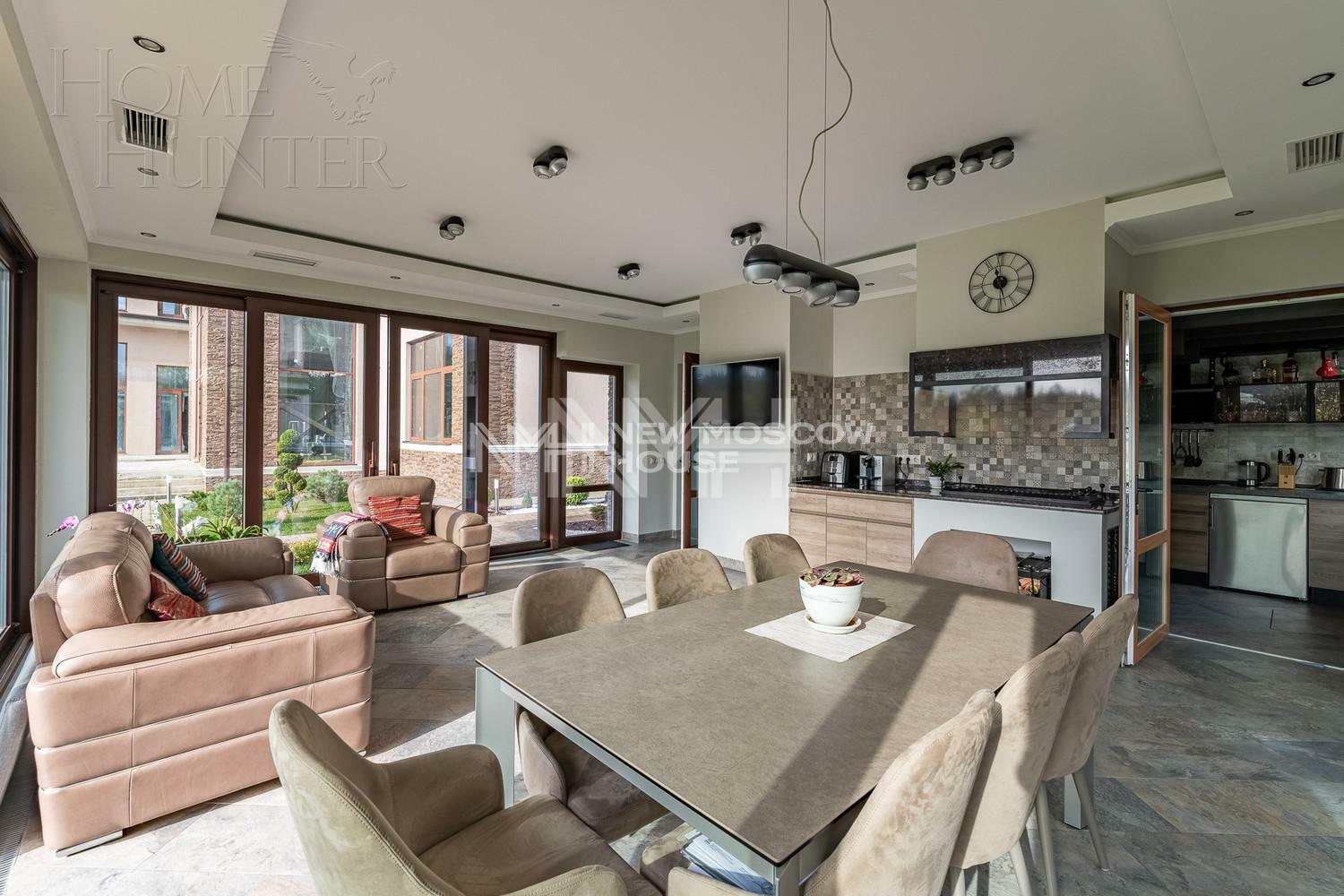 2-этажный коттедж 700 м² с отделкой