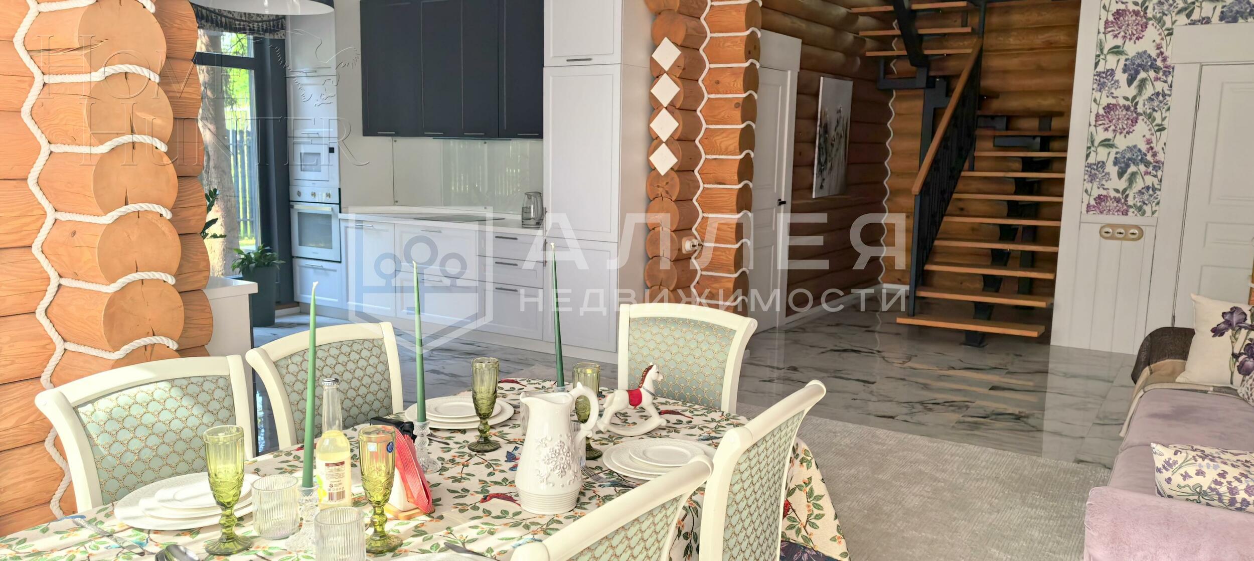 2-этажный коттедж 200 м² с отделкой