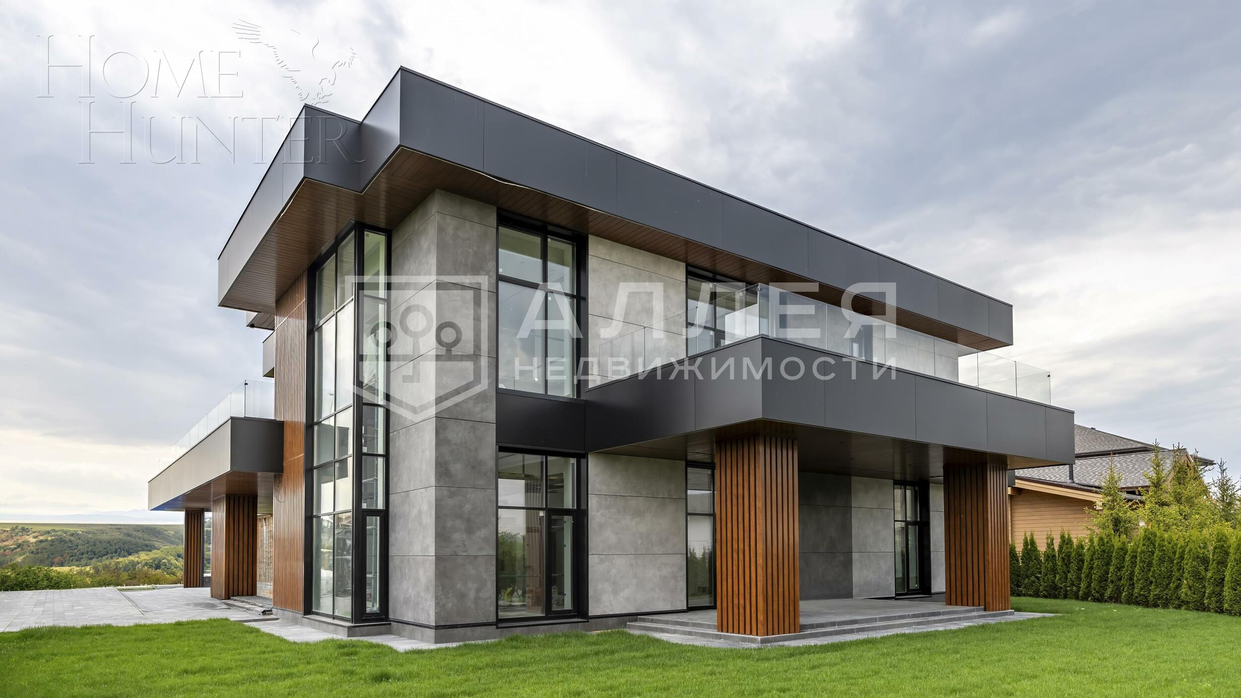 2-этажный коттедж 800 м² с отделкой