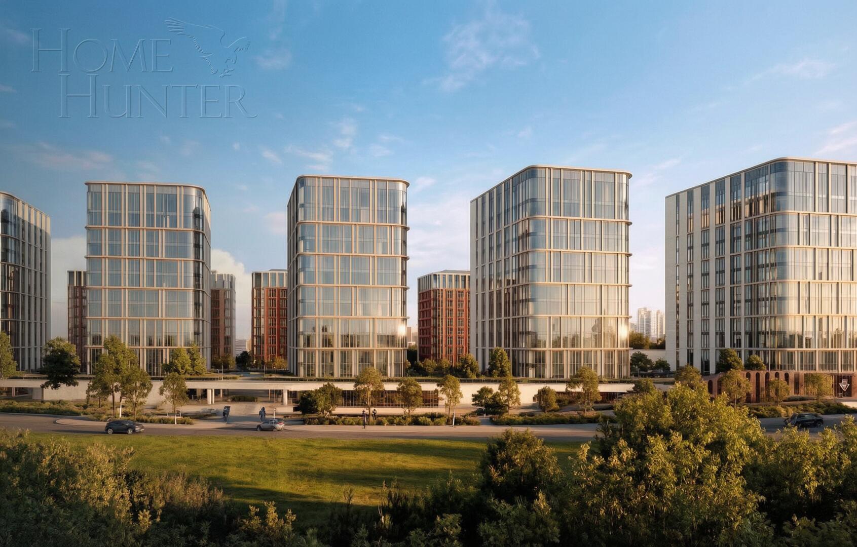 4-КОМН. ПЕНТХАУС С ОТДЕЛКОЙ 297.5 М² НА 13 ЭТАЖЕ