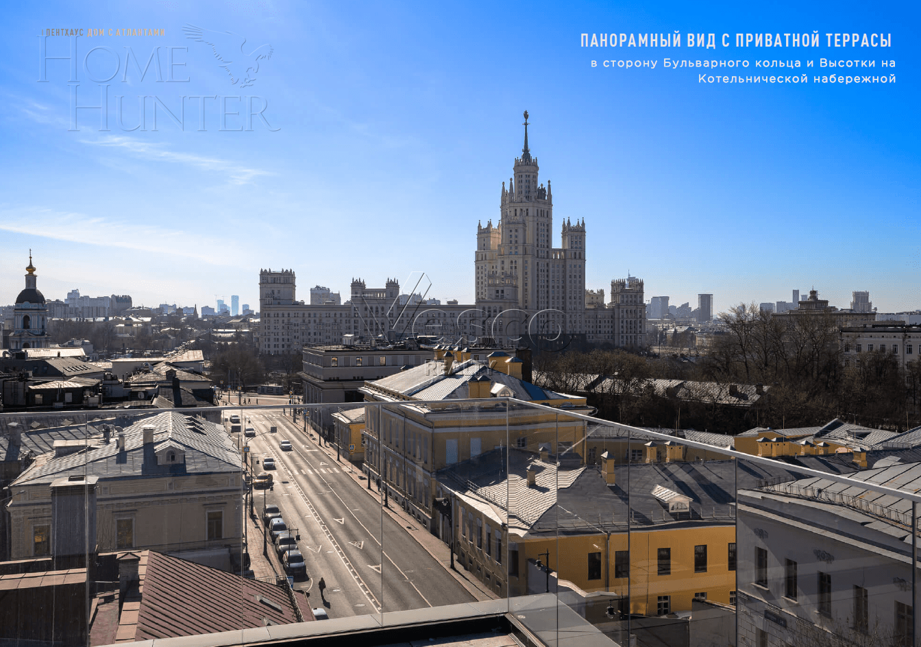 10-КОМН. ПЕНТХАУС БЕЗ ОТДЕЛКИ 1 231 М² НА 4 ЭТАЖЕ