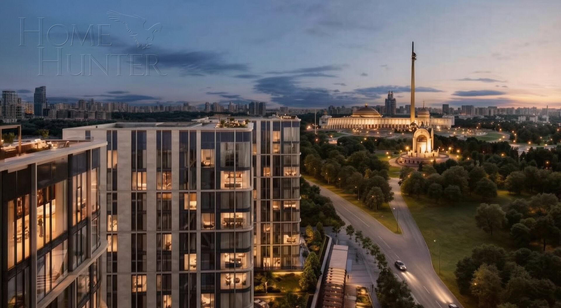 4-КОМН. ПЕНТХАУС С ОТДЕЛКОЙ 297.5 М² НА 13 ЭТАЖЕ