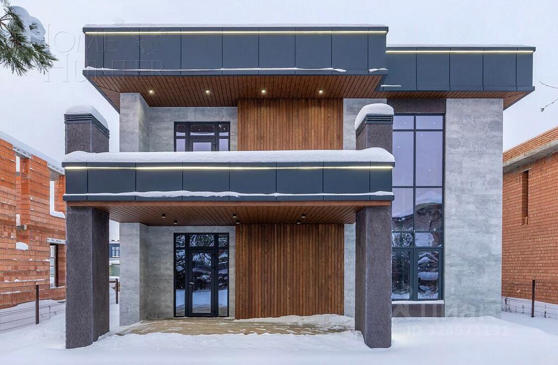 2-этажный коттедж 320 м² без отделки